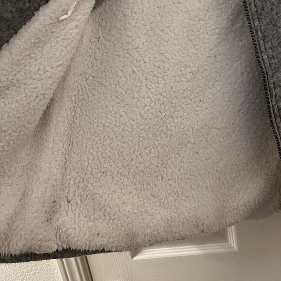 Peek Kids Girls Gray Wool Blend Coat Jacket Size Large 8 - Picture 9 of 12